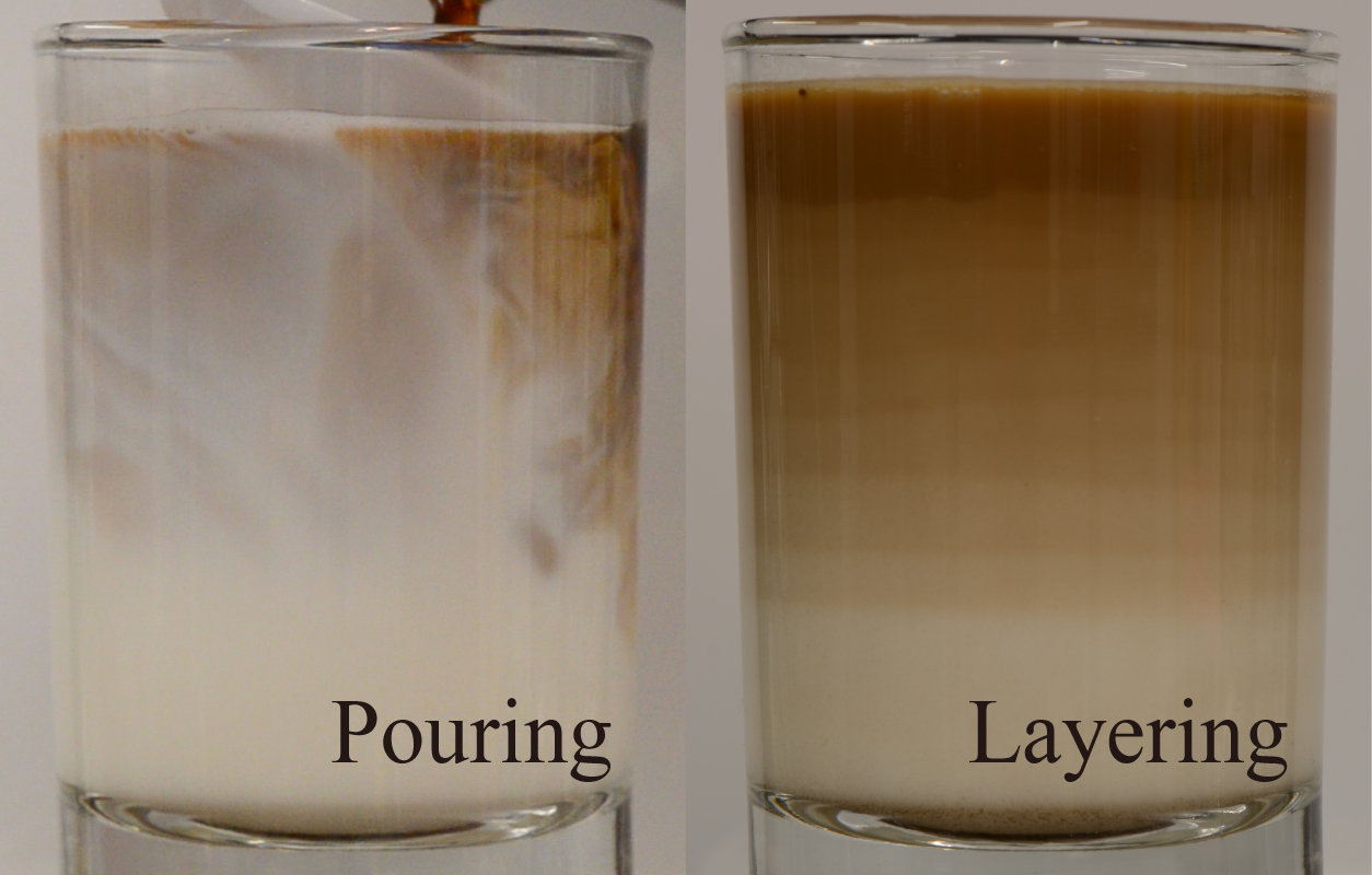 Laboratory layered latte